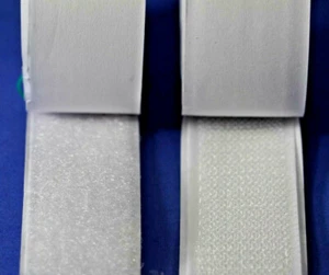 SELF ADHESIVE HOOK & LOOP Sticky Back Fastener Tape Strips 25mm wide - Picture 1 of 3