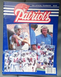 1983 Anuario de los Patriotas de Nueva Inglaterra - Drew Bledsoe, Bill Parcells - Imagen 1 de 2