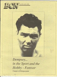 BOXING COLLECTORS NEWS JACK DEMPSEY BOXING HOFer EDIZIONE #128 MARZO 1999 - Foto 1 di 2