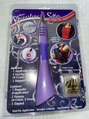 Darice Rhinestone Setter Hot Fix Applicator + 1,500 4mm Rhinestones - Image 1 of 2