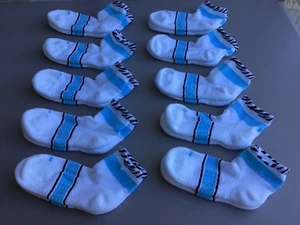 Women's HUE Massaging Sole Ankle Socks Size Medium 10 Pair White Multi #326R - Picture 1 of 3
