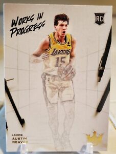 AUSTIN REAVES Rookie Card 2022 Panini Court Kings Gold Works In Progress SP Pop!