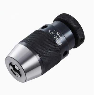 Self-Tighten Keyless Drill Chuck Taper Mounted 1-10/13/16mm-3/8,1/2,B12/B16/B18  - Image 1 of 4