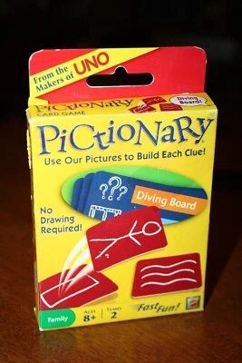 Pictionary Card Game - Use Our Pictures to Build Each Clue - No Drawing Required - Image 1 of 4