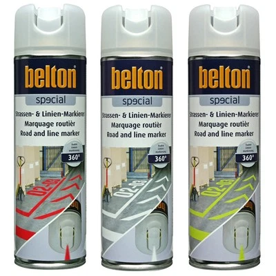 Speziallack Belton Straßen Markierungsspray Sprühdose 500ml Lininen-Markierer - Bild 1 von 2