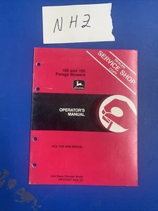 John Deere 100 and 150 Forage Blower Operator's Manual   OM-E75027 NOS - Picture 1 of 12