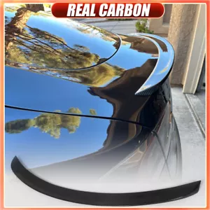 Alerón trasero de maletero de carbono real para Tesla Modelo S Sedán 2012-21 - Imagen 1 de 18