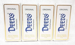 Deeds Olio Corpo Fresco Roll On Profumo, 8Ml Ciascuno (Confezione da 4) per Unisex - Foto 1 di 3