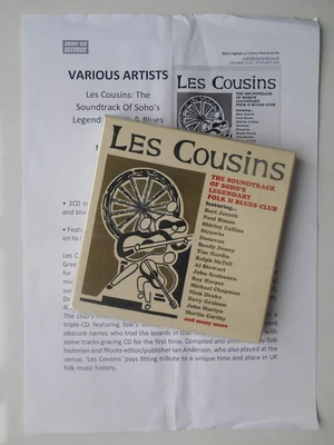 LES COUSINS Soho's Folk & Blues Club -NEW & SEALED 3-Disc CD Set & Press Release - Image 1 of 4