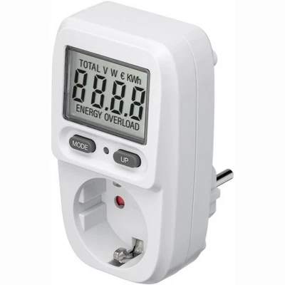 Energiemesser digital Steckdose Energiekosten Messgerät Stromverbrauchsmesser - Bild 1 von 4