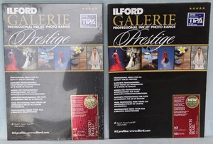 25 + 8 Sheets Ilford Galerie A3 Smooth Pearl Photo Paper 310gsm 1 Sealed Box - Zdjęcie 1 z 8