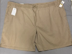 Izod Men's Big & Tall Saltwater Shorts Relaxed Classics Stretch Sz 4XB Khaki NWT - Picture 1 of 10