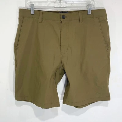 The North Face Mens Green Khaki Shorts Size 34 Hiking Casual Stretch Outdoor - Image 1 of 4