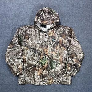 Frog Toggs Rain Jacket Realtree Camo Lightweight Hunting Full Zip Men’s Size M/L - Picture 1 of 6