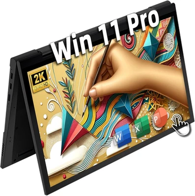 Notebook Convertibile 2 in 1 11" Touchscreen FHD IPS, N95 12ª Gen, 16GB RAM LPDD - Immagine 1 di 4