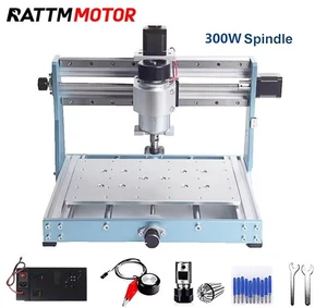 Máquina de grabado enrutadora CNC 3 AXIS 3020 Pro control GRBL + husillo de 300 W para madera - Imagen 1 de 8