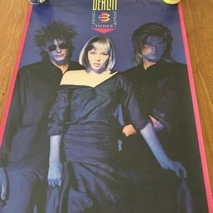 Vintage Berlin Count Three & Pray (1986 Geffen Records) promo poster 35x23” - Picture 1 of 8