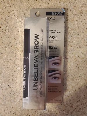 L'Oreal Paris Unbelieva Brow Longwear Brow Gel Waterproof 580 Black - Image 1 of 4