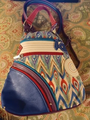 Cirque du Soleil Rojo Blanco Verde Multicolor Mochila Bolso de Hombro Bolso de Mano Monedero Foto 1 de 4