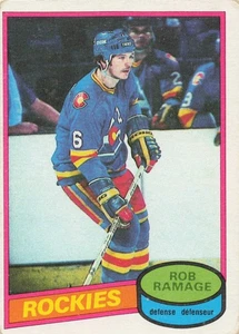 1980-81 O-Pee-Chee Rob Ramage Rookie Colorado Rockies #213 - Picture 1 of 2