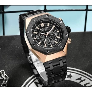 Overseas model New Men s Watch Chronograph Black and Gold  among BVLGARI and Hub - Picture 1 of 7