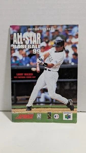 All Star Baseball 99 Manual, (Nintendo 64) - Picture 1 of 3