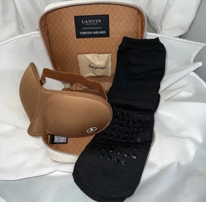 LANVIN für TURKISH AIRLINES First Class Amenity Bag Kit Reißverschluss Reiseetui - Bild 1 von 4