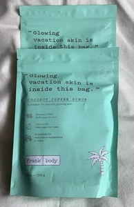 FRANK BODY Kokosnuss Kaffee Peeling Körper FULL GR. 200g/7.05oz. - Bild 1 von 3