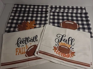 (12) Toallas de cocina nuevas temporada otoño/fútbol ~ 14 x 24 - Imagen 1 de 6