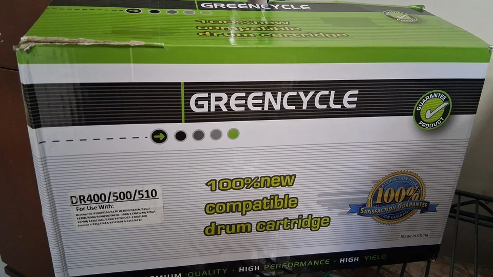 Cartucho de tambor Greencycle TONER NEGRO Cartucho de tambor DR400/500/510 Foto 1 de 1