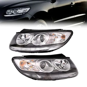 For 2007-2012 Hyundai Santa Fe Headlights Headlamps Assembly Left & Right - Picture 1 of 12