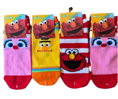 Pack de 4 calcetines tobilleros para mujer Plaza Sésamo nuevos Foto 1 de 4