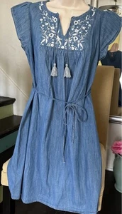 Isabel Blue Maternity Dress NWT Size XS - Picture 1 of 4
