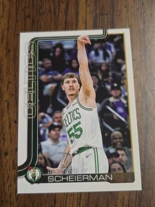 2025-26 Topps #5 Baylor Scheierman Card Boston Celtics - Picture 1 of 2