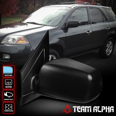 Espejo retrovisor plegable manual lateral izquierdo para Acura MDX 2002-2006 [POTENCIA + VIDRIO AZUL + CALEFACCIÓN] Foto 1 de 4