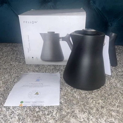 Fellow Raven Tea Kettle Steeper Pour Over Black Stove Top Minimalist Modernist - Image 1 of 4
