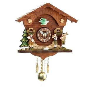 Kuckulino Black Forest Clock with quartz movement and cuckoo ch.. TU 2045 PQ NEW - Picture 1 of 1
