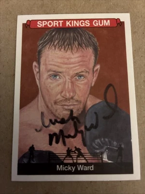 Signed 2018 Sportkings #41 Micky Ward Autograph Card - Image 1 of 2