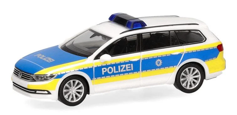 HERPA - VOLKSWAGEN Passat Variant Polizia di Brema - 1/87 - HER098465 - Immagine 1 di 4
