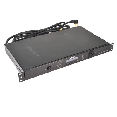 Filtro de alimentación en rack tipo G APC G5BLK AV 15 amperios 120 V 1U NEMA 5-15 9 salidas Foto 1 de 4