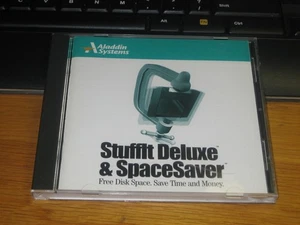 Vintage StuffIt Deluxe 5.0 Spacesaver Aladdin Systems Compressione Macintosh 1998 - Foto 1 di 7