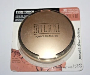 Milani Even Touch Powder Foundation #08 Warm Toffee in Box  - Picture 1 of 3