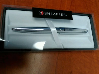 Caneta esferográfica Sheaffer 500 cromada 100% autêntica - Imagem 1 de 4