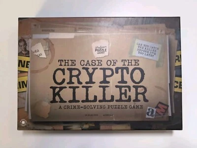 The Case of the Crypto Killer Professor Puzzle Juego Crimen Resolver Asesinato Misterio Foto 1 de 2