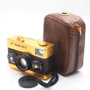 【Near Mint,W/Case】Rollei 35 S Gold Sonnar 40mm f/2.8 60th limited from Japan - Picture 1 of 11