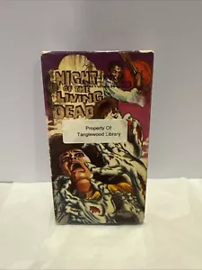 Night Of The Living Dead (VHS) Black & White 1987 Star Classics Rare Cult Horror - Picture 1 of 7