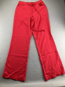 Greys Anatomy Scrub Pants Women Size XXSP Red pockets front/Back Drawstring - Picture 1 of 9