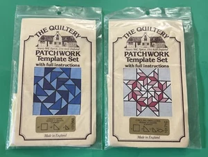 The Quiltery Patchwork Template Sets With Full Instructions-(LOT Of 2) - Picture 1 of 2