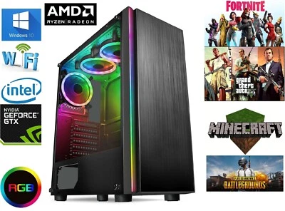 Gaming Computer PC AMD RYZEN 5 5700g up to 32GB ram ssd nvme hdd Custom Options - Image 1 of 4