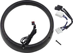 Custom Dynamics Black Sequential Amber/White Headlight Trim Rings PB-7TR-SEQ-3B - Bild 1 von 1